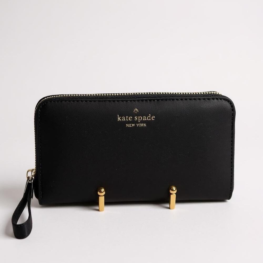 Kate Spade New York Chelsea The Little Better Black Large Nylon Wallet | NWT